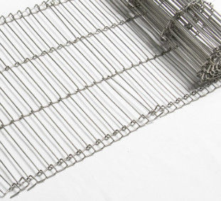 chất lượng  Flat Flex 304 Stainless Steel Food Conveyor Belt Wire Mesh Nhà máy
