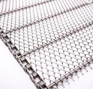 chất lượng  High Temperature Resistance Chain Drive Flat Flex Belt Wire Mesh for Conveyor Nhà máy