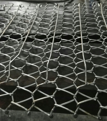 Băng tải dệt cân bằng Bảo vệ băng tải phẳng Flex Dây 80Micron Nickel