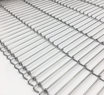 Lưới thép phẳng Ss 304 cho đồ uống Truyền tải khả năng chịu nhiệt độ cao