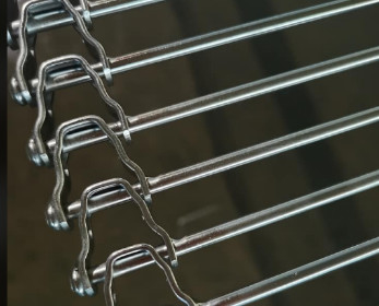 Dây đai lưới liên kết dây xích đo nặng cho thiết bị băng tải