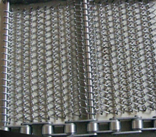 Băng tải dây đai lưới thép xoắn ốc cân bằng 0,5mm-4mm cho lò nướng bánh mì