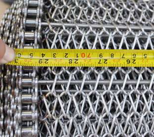Băng tải dây đai lưới thép xoắn ốc cân bằng 0,5mm-4mm cho lò nướng bánh mì