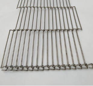 Nhiệt độ cao lưới thép không gỉ Enrober dây đai cho băng tải trứng