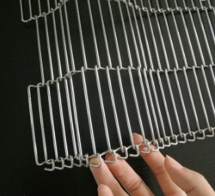 Enrober phẳng Flex Wire Mesh Dây băng tải cho thiết bị thực phẩm