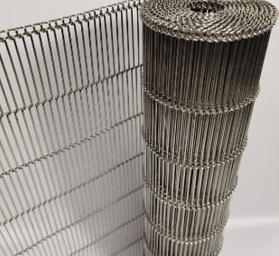 Dây đai thực phẩm chuỗi Dây đai thép 304 Lưới băng tải cho lò nung