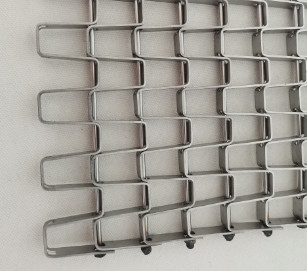 Thép không gỉ tổ ong phức hợp dây lưới kim loại cho băng tải thực phẩm