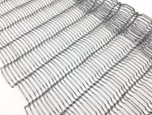 Băng tải bằng thép không gỉ phẳng Flex dây đai kim loại để làm mát bánh