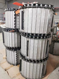 Băng tải chuỗi tấm thép không gỉ mạ kẽm cho chip
