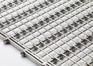 Dây lưới kim loại linh hoạt bằng thép không gỉ SUS302 2 X 2 cho băng tải