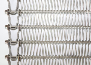 Thép không gỉ có thể điều chỉnh bằng thép không gỉ Flex Belt Băng tải dây thiêu kết