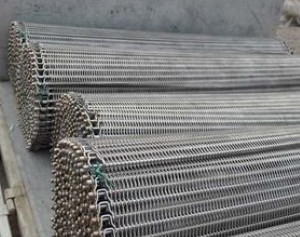 Dây chuyền bằng thép không gỉ Tiande Dây đai kim loại phẳng Flex Dây băng tải lưới
