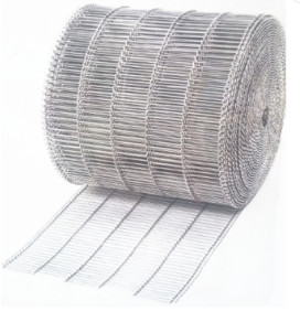 Thực phẩm công nghiệp phẳng dây Flex đùn lưới thép băng tải để nướng bánh mì