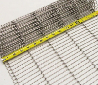 Dây đai lưới chịu nhiệt phẳng Flex SS 304 cho băng tải nướng
