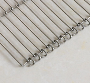 Dây đai lưới chịu nhiệt phẳng Flex SS 304 cho băng tải nướng