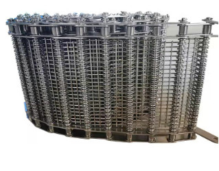 Tấm dây dệt gấp đôi uốn cong Tấm lưới băng tải 1mx0,6m