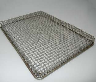 Màn hình mặt bích Khung lưới thép không gỉ bện 304 314 310s