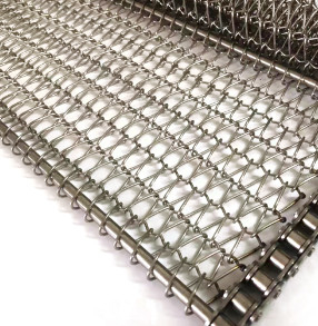 Tấm lưới kim loại có thể mở rộng 304SS Băng tải băng tải