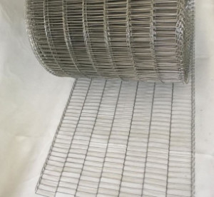 Dây đai băng tải loại lưới phẳng SS304 SS316 để vận chuyển bánh quy sô cô la