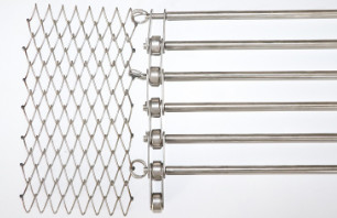 Băng tải dây đai lưới thép không gỉ OEM SS304