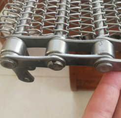 Dây đai băng tải công nghiệp thực phẩm dạng lưới phẳng chịu lực nặng