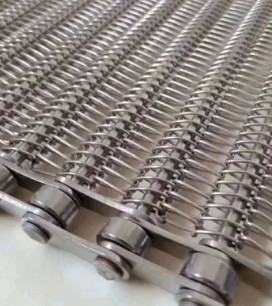 Dây đai tủ đông xoắn ốc không gỉ Tấm lưới dây dệt cho thiết bị băng tải thực phẩm