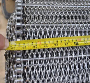 Dây đai tủ đông xoắn ốc bằng thép không gỉ Twill Lưới dệt Hà Lan