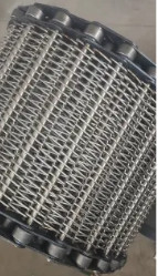 Thép không gỉ Unichain Modular Chain Mesh Belt 1,2mm 1,4mm