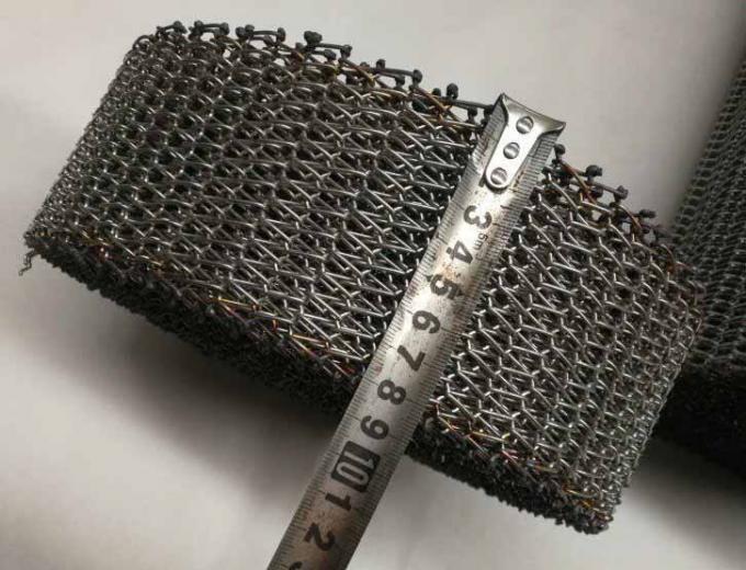 Nhiệt độ cao 314 310s Thép không gỉ lưới xoắn ốc Băng tải dây đai kim loại 13