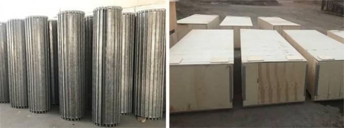 Dây đai băng tải bằng thép không gỉ bản lề hình móng ngựa mạ kẽm 8